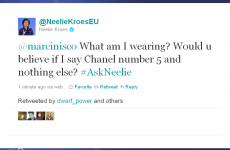 EU commissioner: 'I'm wearing Chanel No.5 and nothing else'