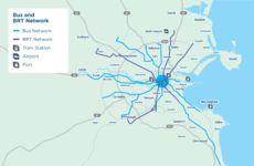 These are the planned routes for the new 'Bus Rapid Transit' network in Dublin