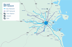 These are the planned routes for the new 'Bus Rapid Transit' network in Dublin