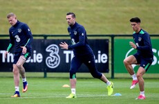 'They're just a little bit sore' - Ireland players passed fit to train after 'pile-up'