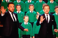 A Co Down primary school has been accused of miming after a 'technical glitch' on Britain's Got Talent