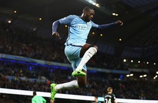 Going nowhere: Yaya Toure extends Manchester City stay