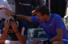 Everyone fell in love with Juan Martin Del Potro a little more after this sporting moment