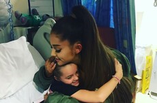 Ariana Grande visits injured fans in hospital