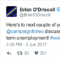 Brian O'Driscoll sent a gas tweet about his 'voice twin' Leo Varadkar last night