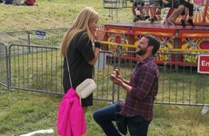 This lovely photo of a proposal at Forbidden Fruit has taken over Facebook