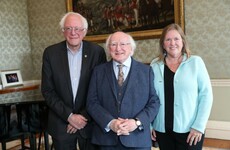 Bernie Sanders tweeted about his meeting with Michael D and Americans think they're twins