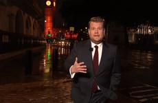 James Corden walked near London Bridge and delivered this emotional opening monologue last night