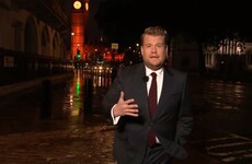 James Corden walked near London Bridge and delivered this emotional opening monologue last night