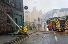 Firefighters battle blaze at derelict pub in Balbriggan