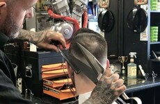 A Kildare barber is going massively viral for cutting hair with sheep shears