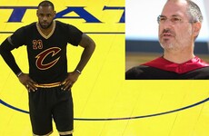 LeBron James made the Cavs watch an inspirational Steve Jobs speech before their epic finals comeback