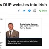 An old story about the DUP's website getting hacked as Gaeilge has gone viral