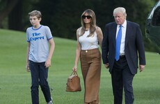 Melania and Barron Trump finally swap New York penthouse for the White House