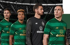 Celtic have launched a two-toned green away kit for next season