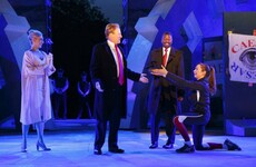Sponsors drop play for depicting Julius Caesar as Trump