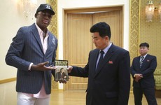 Dennis Rodman's gifts for Kim Jong-un include Trump's book and a mermaid puzzle