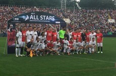Robbie Keane and Man United stars turn out for Berbatov v Figo legends match