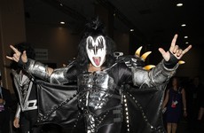 Gene Simmons is trying to to trademark the 'devil hands' gesture... and he doesn't even know how to do it