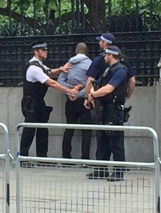 Man tasered by police after reaching for knife outside Houses of Parliament at Westminster