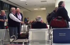 A Cork choir surprised passengers in Dublin Airport by serenading them as they boarded