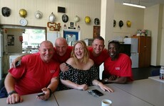 These photos of Adele visiting firefighters from London's Grenfell Tower are just lovely