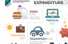 Every week, the average Irish household spends €845. Here's where the money goes