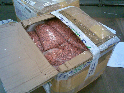A seizure made by South African customs officers as part of the world-wide operation. 