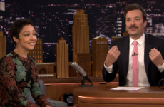 Ruth Negga said Jimmy Fallon's moustache makes him look like an 'Irish politician from the 80s'