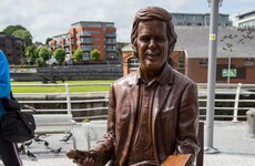 A statue of the late Terry Wogan was unveiled in Limerick today
