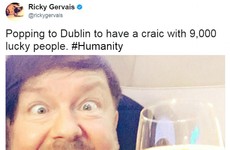 Ricky Gervais used the word 'craic' incorrectly on Twitter and Irish people were quick to correct him