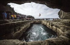 Some of the best shots from yesterday's Red Bull Cliff Diving on stunning Inis Mór