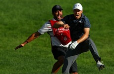 Spieth had fun going 'nuts' after draining bunker shot