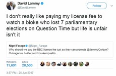 A Labour MP delivered the most savage burn to Nigel Farage on Twitter after he complained about the BBC