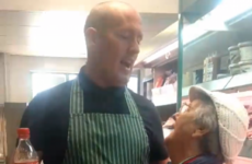 This butcher in Derry has the most lovely relationship with one of his elderly customers