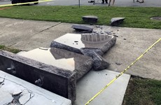 Man arrested for breaking the Ten Commandments - with his car