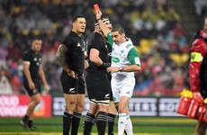 50-year wait for All Black red card is over and more talking points as the Lions level up