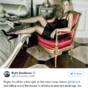 The Scottish Tory leader posted a risqué photo of Gillian Anderson as her out-of-office message