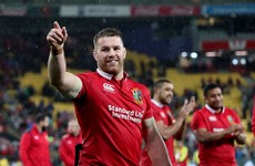 Sean O'Brien cited for a swinging arm against the All Blacks