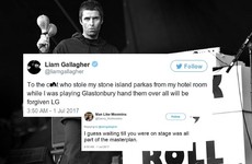 Liam Gallagher's tweet about his parkas being stolen inspired a great Oasis pun war