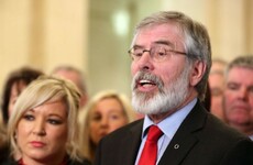 Gerry Adams asks UK to not restore direct rule from Westminster in North