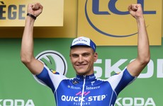 Tearful Kittel wins 10th Tour de France stage, Froome suffers scare