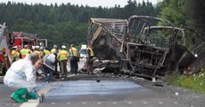 'Up to 18 feared dead' in Germany as tour bus bursts into flames