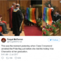 A student in Northern Ireland made a surprise statement about same-sex marriage at her graduation ceremony