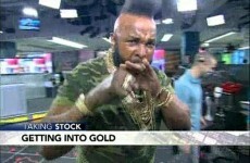 Mr T pities the fool who don't invest in gold