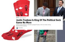 The international media have crowned Leo Varadkar as the new 'king' of the sock game