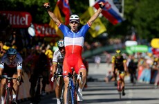 Cav's Tour could be over after tumble in chaotic sprint finish