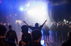 German police use water cannon on G20 protestors