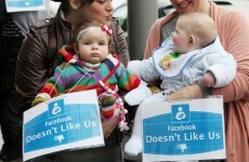 Breastfeeding protest held outside Facebook HQ