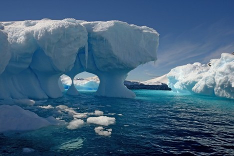 A melting iceberg in Antarctica. (File photo)